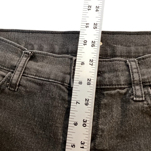 2 Pair Old Navy‎ Cuffed Wow Shorts Size 6 Washed Black & Bright White - Picture 9 of 14